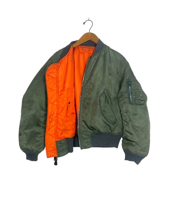Vintage Alpha Industries Usaf Reversible Bomber Jacket Made Vintage Alpha Industries Usaf Reversible Bomber Jacket Made