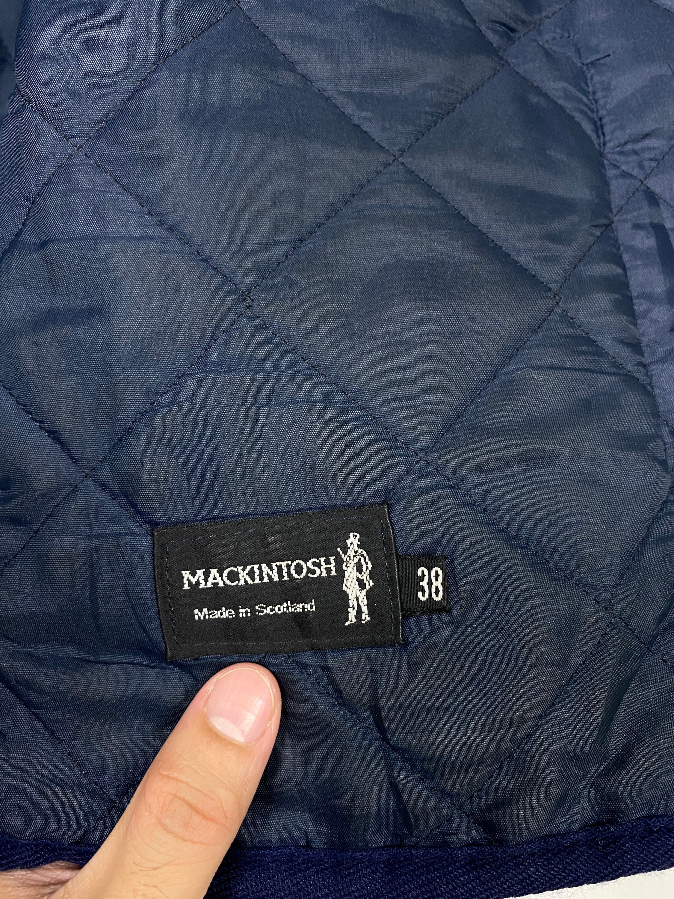 Vintage Mackintosh Quilted Jacket Made in Scotland Mens Medium