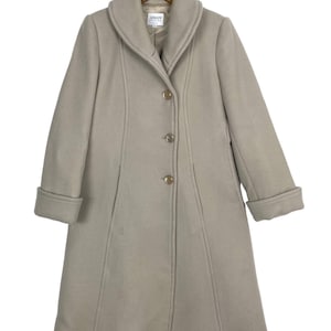Armani Collezioni Cashmere and virgin wool swing coat Made in Italy Women’s Small Size Rare