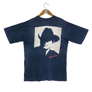 Vintage 90’s Marlboro Wild West Tee Big Logo Distressed Men’s Medium Size Rare