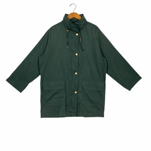 Vintage Aquascutum Jacket Oversize Made in Japan Women’s Extra Large Size authentic retro 90’s luxury brand Rare Colour
