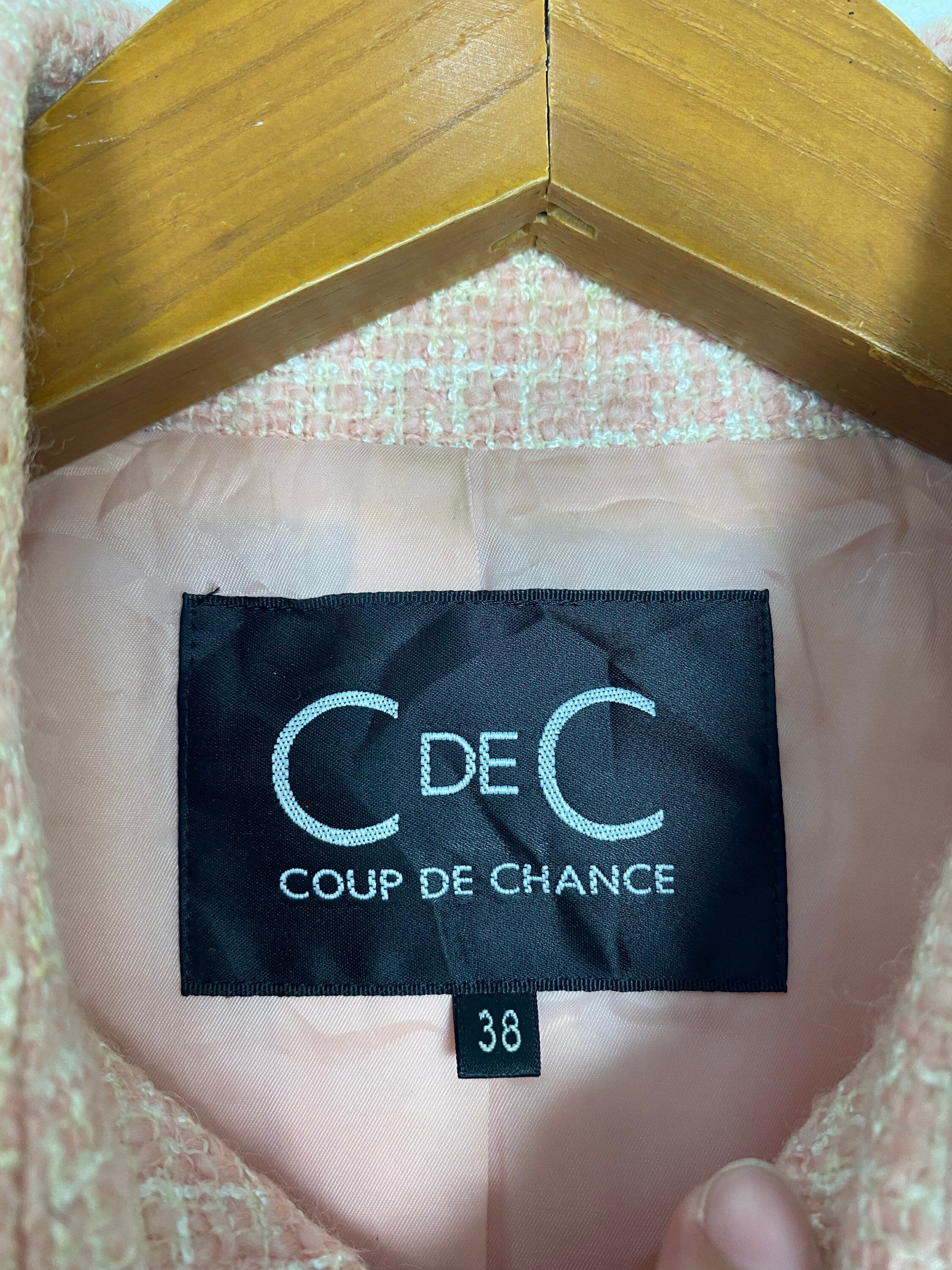 Vintage Coup De Chance Tweed Jacket Womens Small Size Made In Etsy Australia