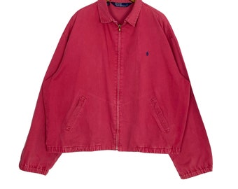 PICK!! Vintage 90s Polo Ralph Lauren Harrington Small Pony Zipper
