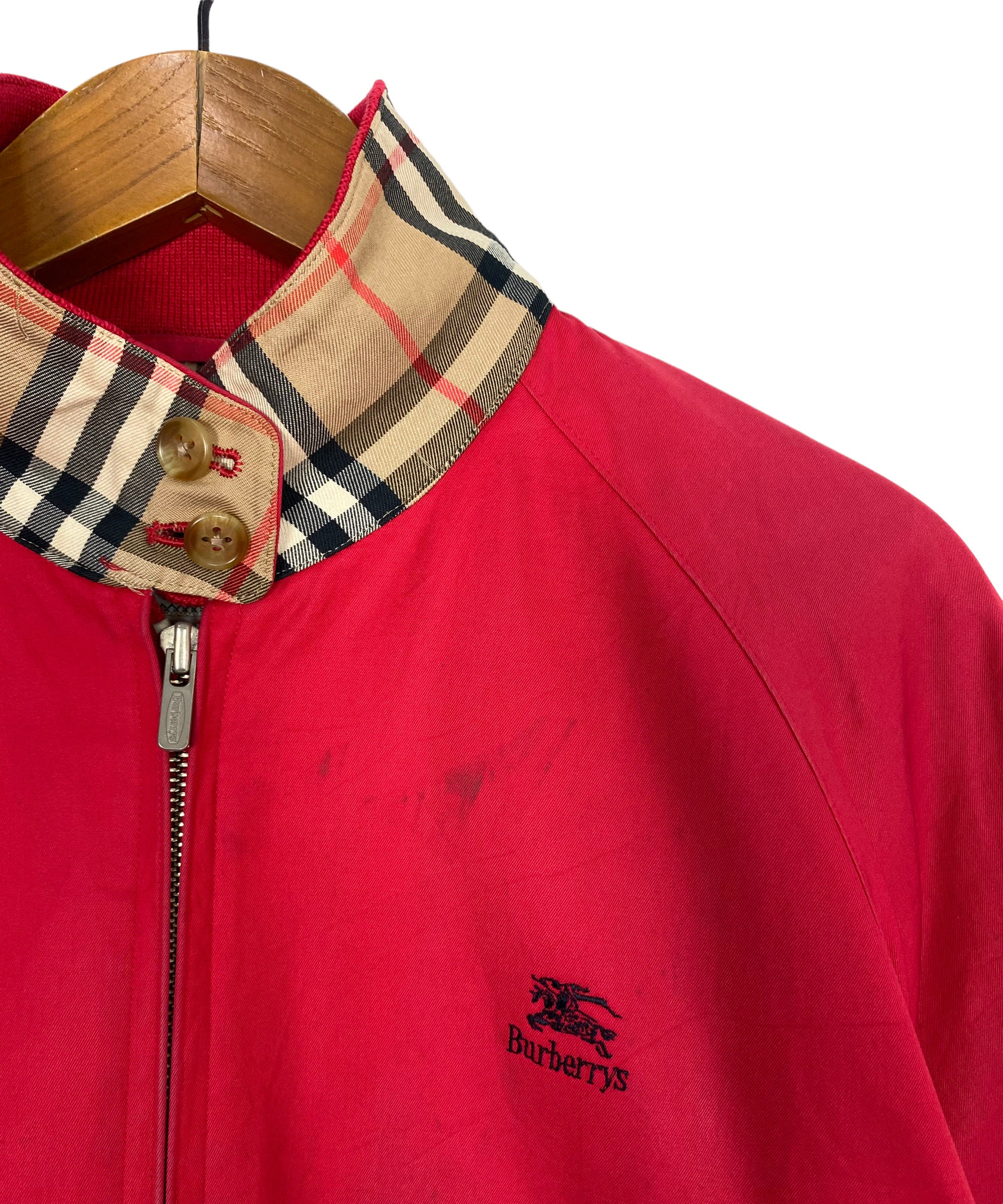 Vintage Burberrys' Harringtone Novacheck Bomber Jacket