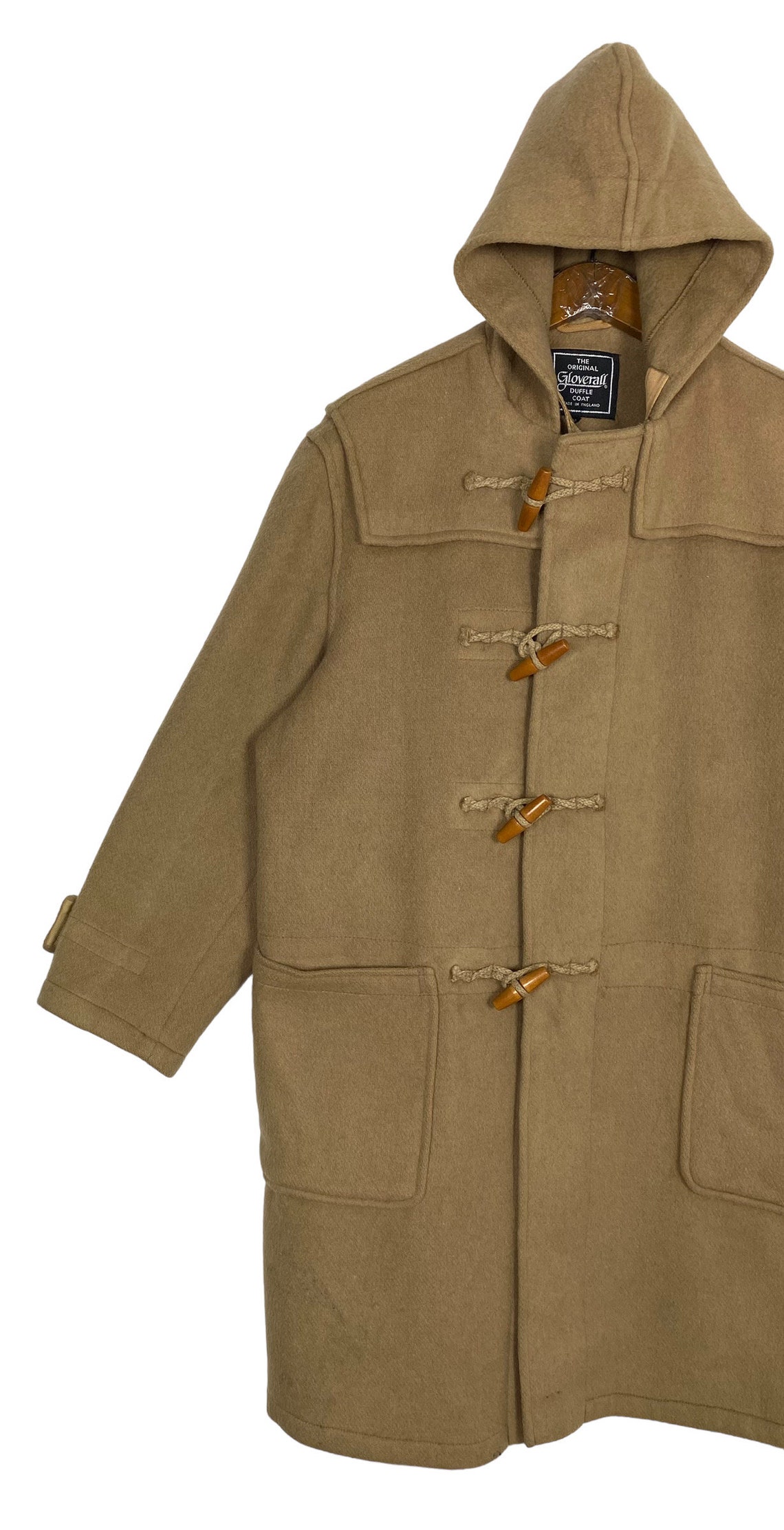 Vintage Gloverall Wool Duffle Coat Made in England Mens Medium Size ...