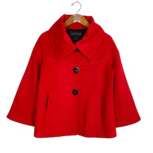 Zara Woman Wool Coat Made in Spain Women’s Medium Size Rare
