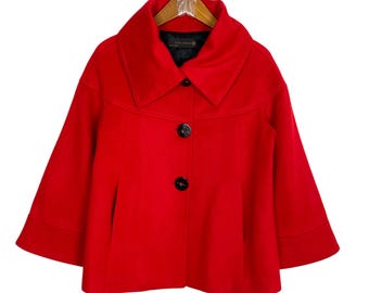 Zara Damen Wollmantel Made in Spain Damen Medium Größe Selten