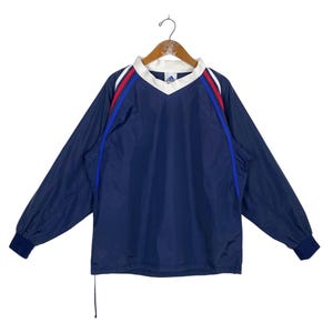 Adidas ATP Jacket 1970s Vintage Nylon Made France Blue RARE Adidas ATP Jacket 1970s Vintage Nylon Made France Blue RARE