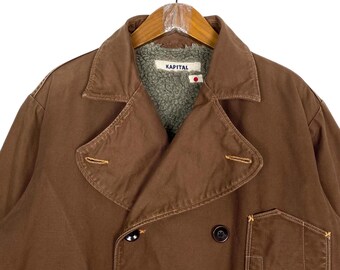 Kapital Double Breasted Workwear Chore Jacket Made in Japan Men's