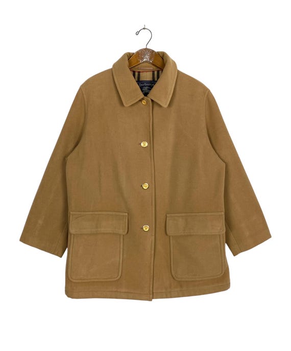 Vintage Burberrys Novacheck Wool Coat - Etsy Canada