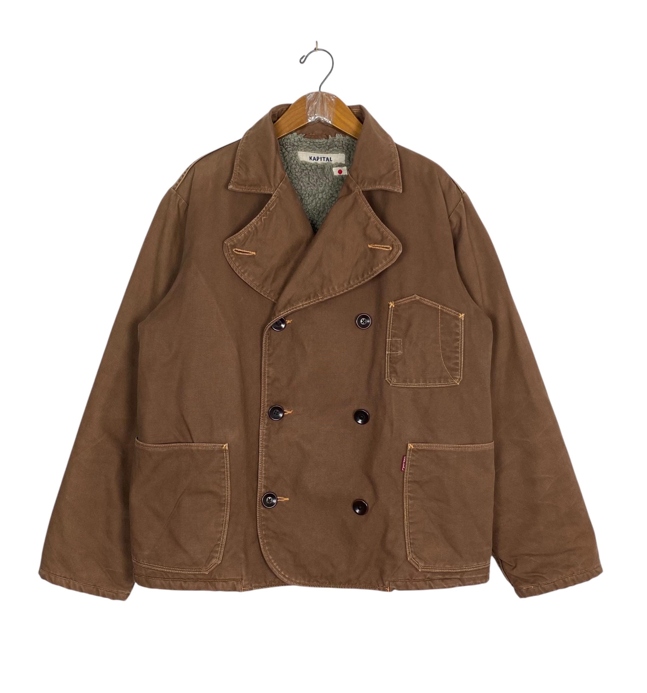 Kapital Double Breasted Workwear Chore Jacket Made in Japan Men's