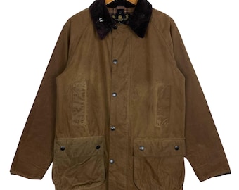 Barbour Mark Phillips Mens Green Wax Jacket | Vintage Designer