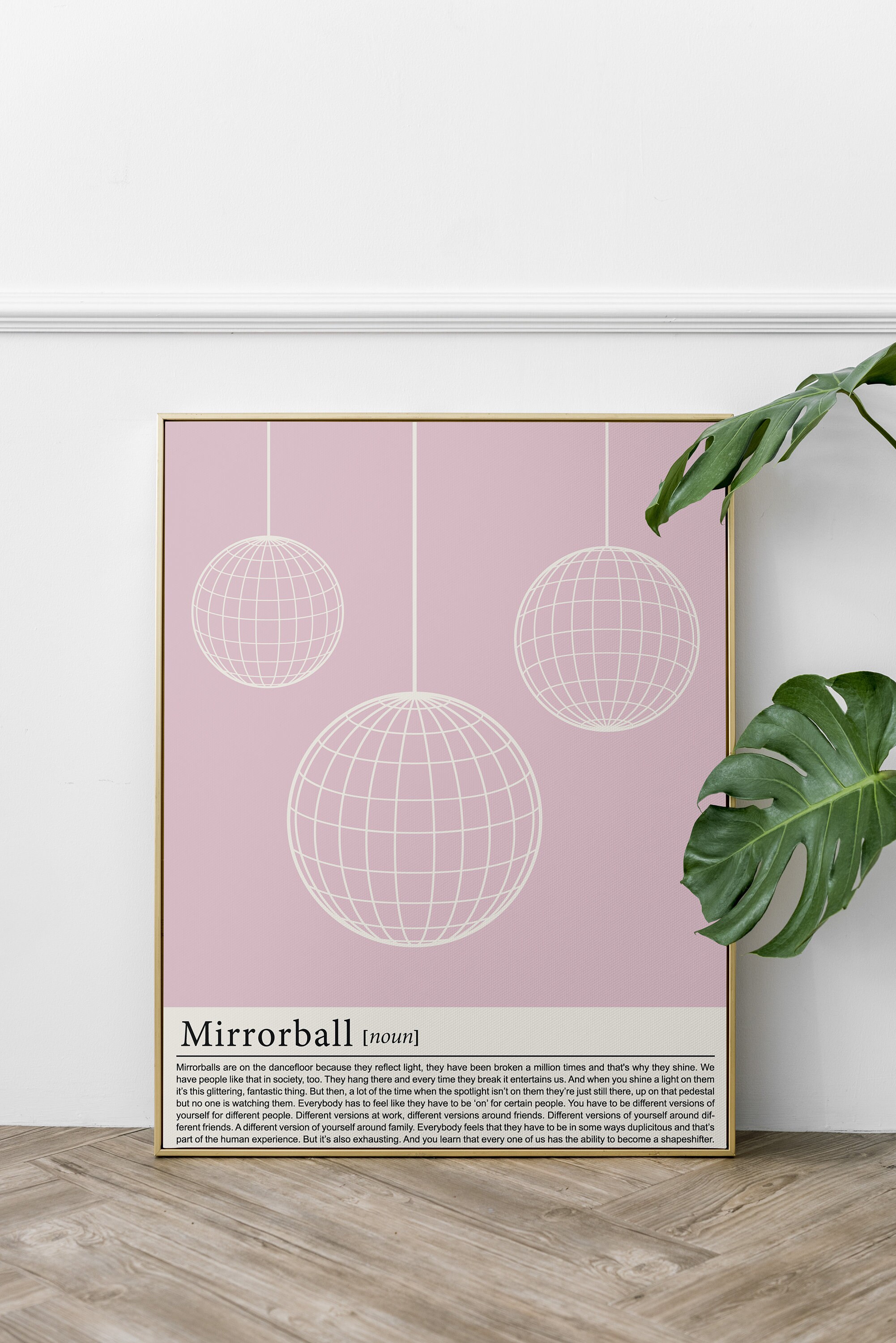 3 Disco Balls for Mirrorball Girlies Explaining the Concept Etsy