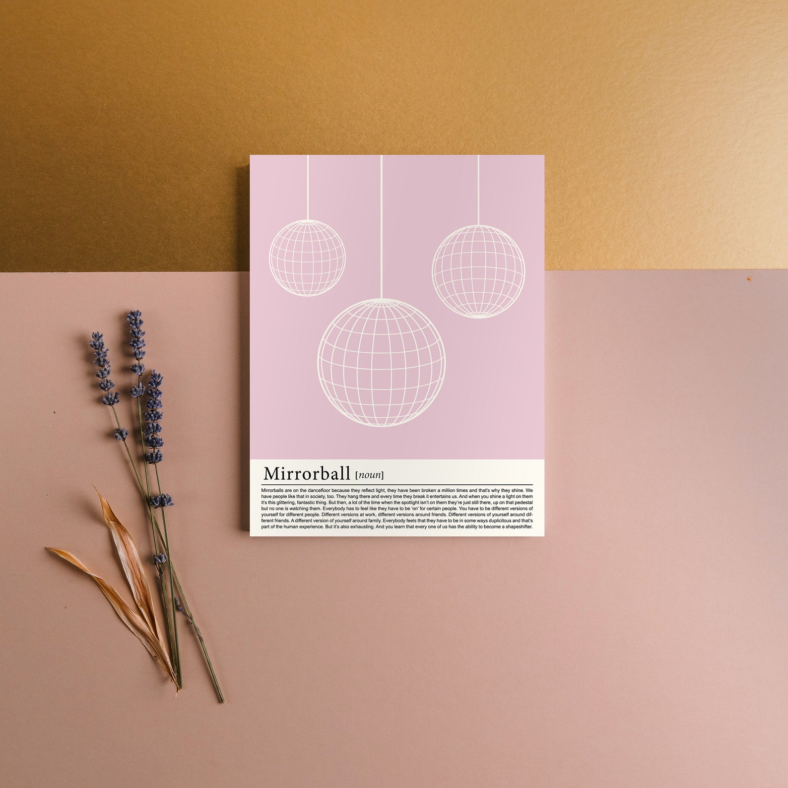 Printable of 3 Disco Balls for Mirrorball Girlies Explaining Etsy