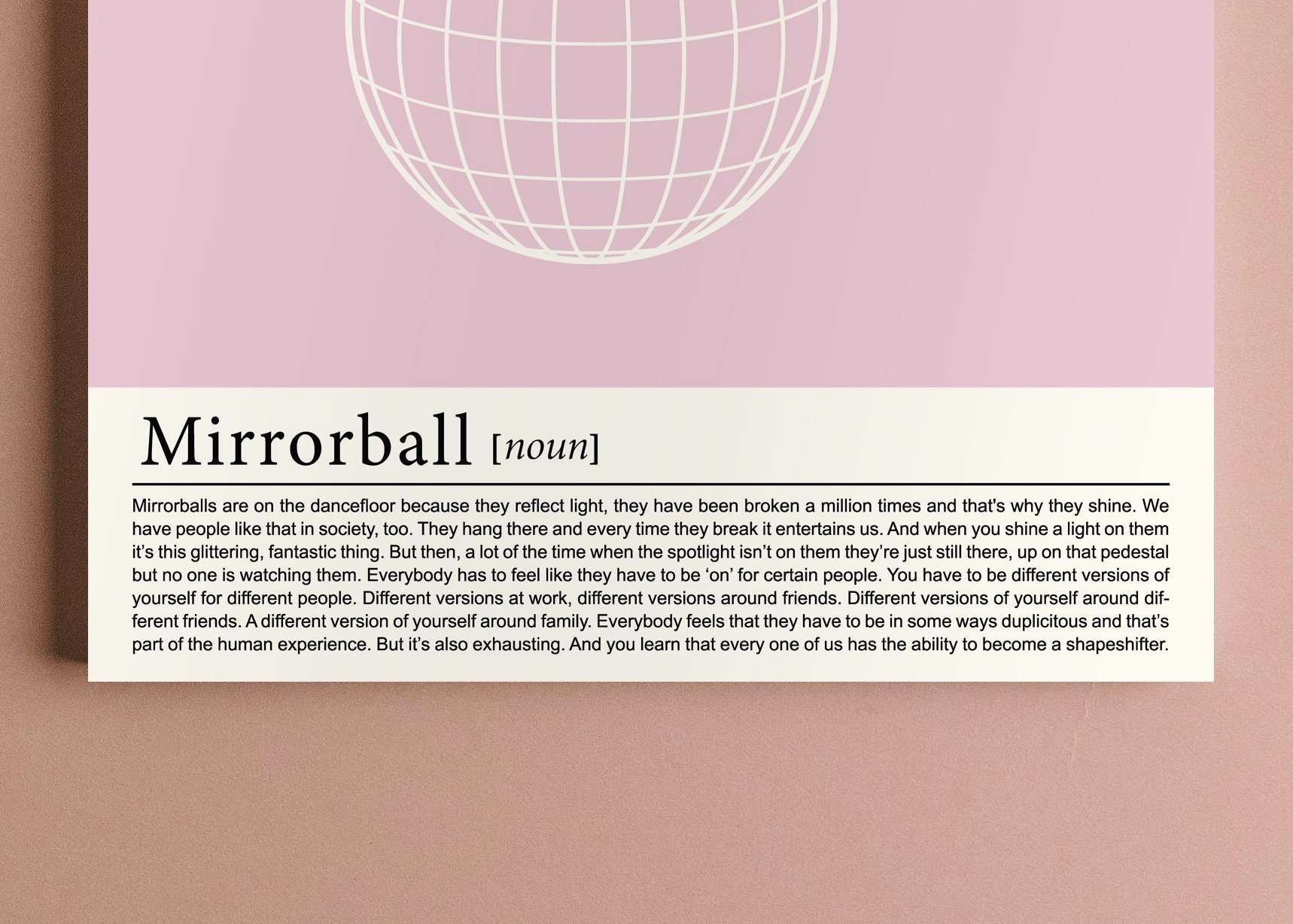Printable of 3 Disco Balls for Mirrorball Girlies Explaining Etsy