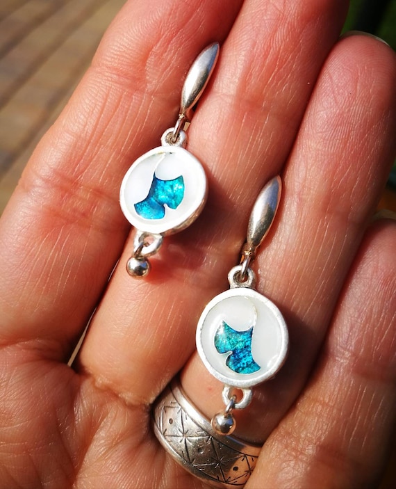 Etsy enamel shop earrings