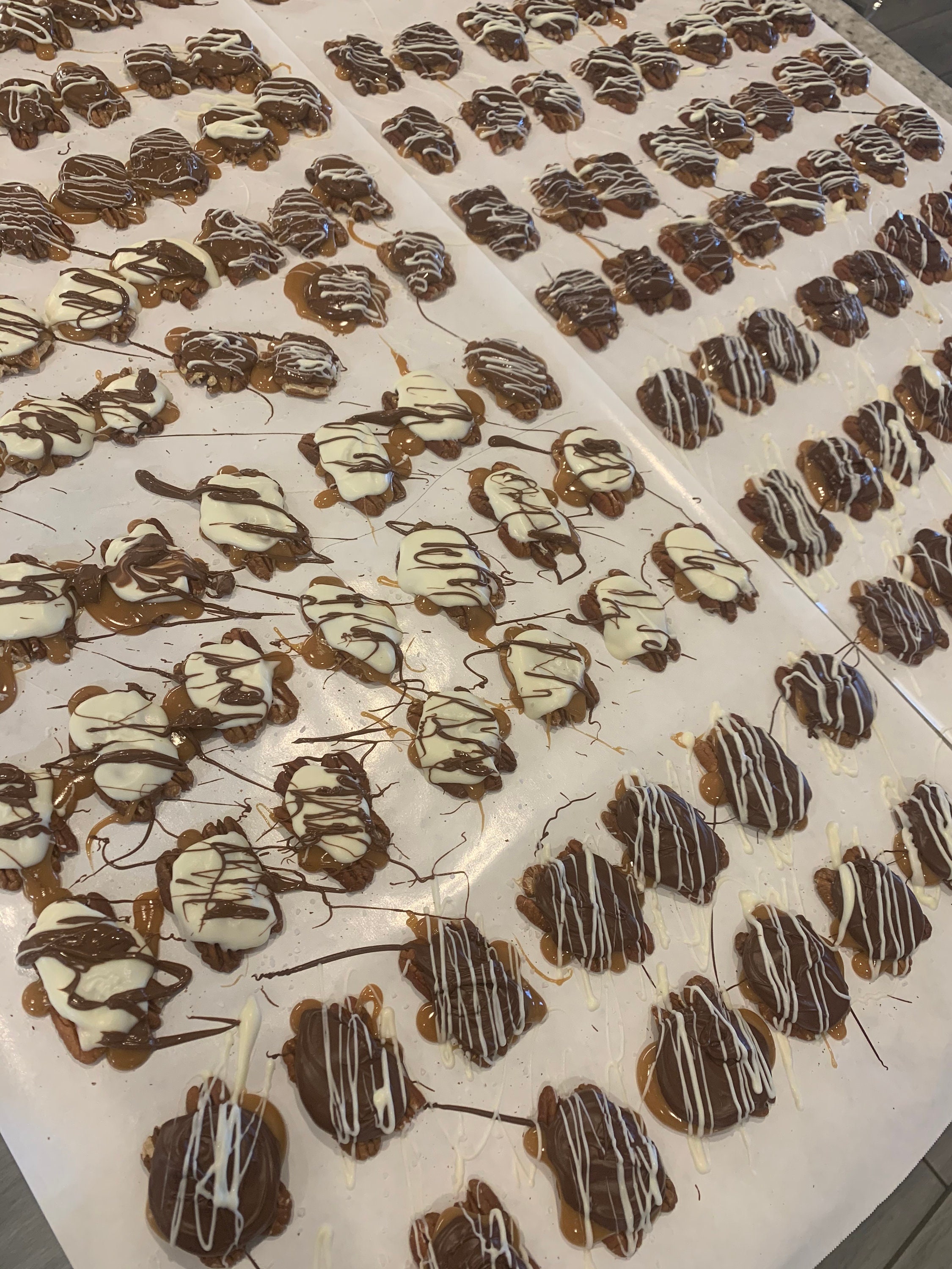 Sea Salt Chocolate Turtles One Milk and One White Etsy