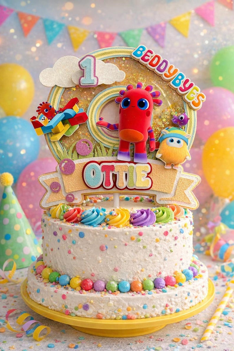 Beddybyes Cake Topper Cbeebies Cake Topper Personalised Toddler Beddybyes Cake Topper Cbeebies Cake Topper Personalised Toddler