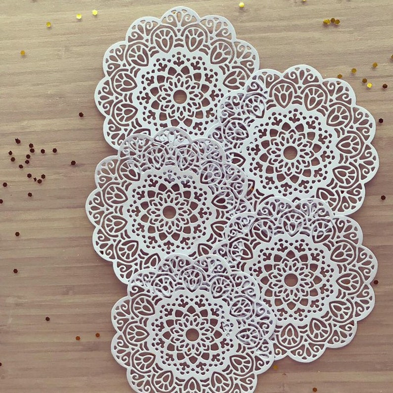 Paper Lace Doilies in Pastel Purple Pack of 12 Etsy