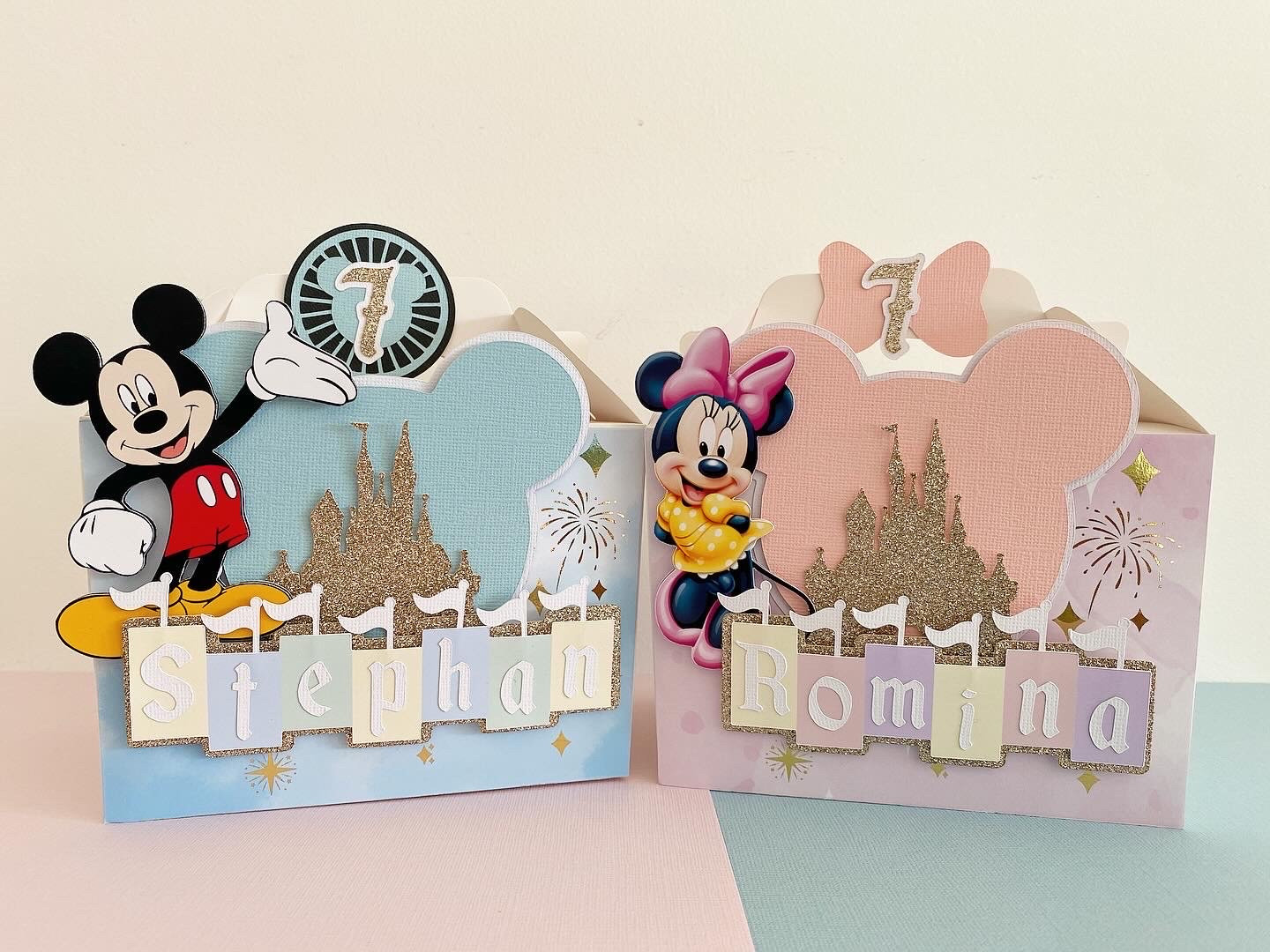 Minnie Mouse Table Centerpiece - 14"x4.75" Cardstock Decoration, Kids Birthday Party Decor