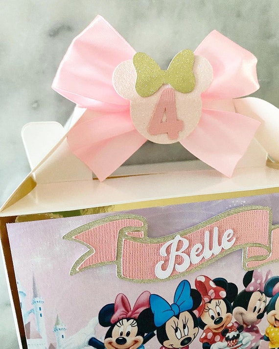 STAR CUTOUTS Minnie Mouse et Figaro SC1577 Découpe en carton parfaite pour anniversaires, cadeaux, fêtes et fans Rose à pois blancs