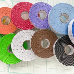dubbelzijdige schuimtape, set van 2 kleuren schuimtape, zelfklevende schuimtape, gekleurde plakband, dubbelzijdige gekleurde schuimtape, gekleurde schuimtape