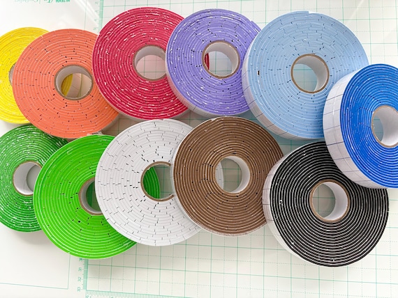 double sided foam tape, Pack of 2 colour foam tape, adhesive foam tape, colour adhesive tape, double sided colour foam tape, color foam tape