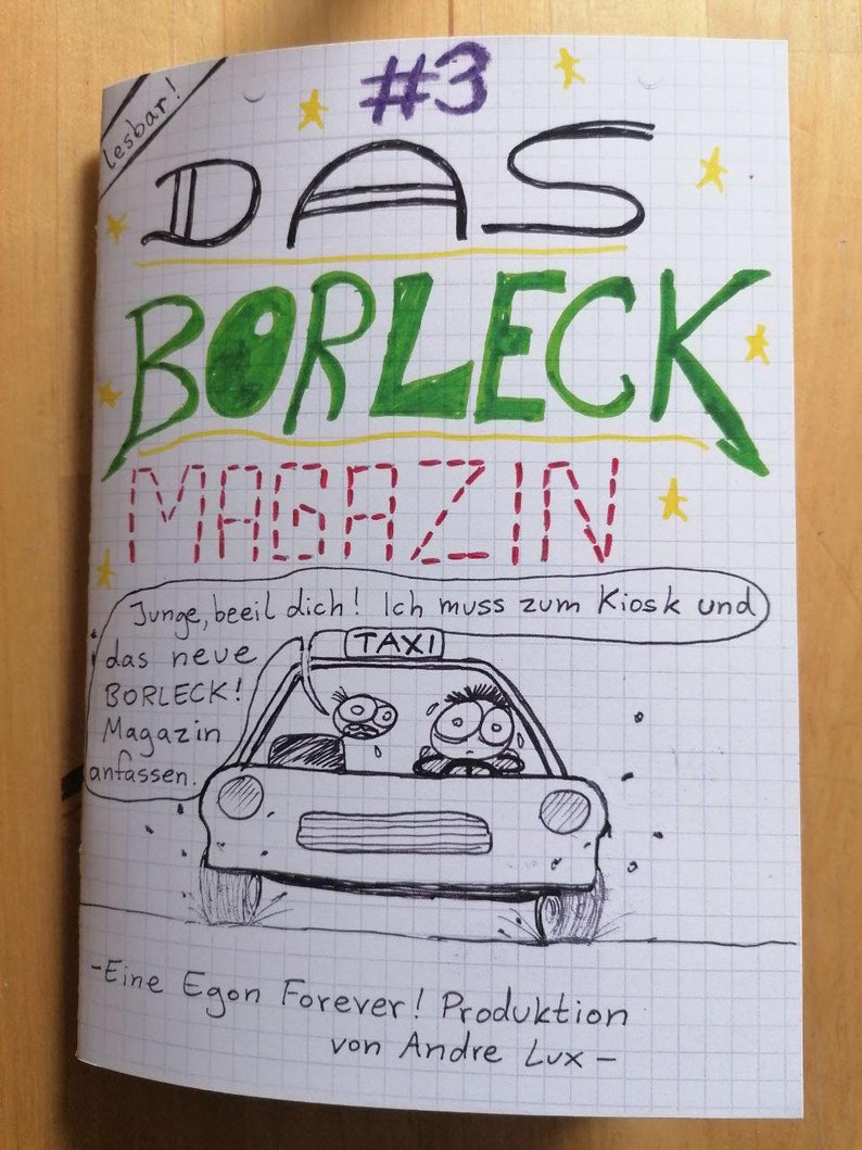 Das BORLECK Magazin 3 A5 44 Seiten DIY Fanzine Bild 1