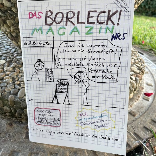 Das BORLECK! Magazin #5 - A5 - 40 Seiten - DIY Fanzine