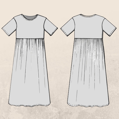 Dress Pattern Sizes 1018 PDF Sewing Patterns for Women Etsy Canada