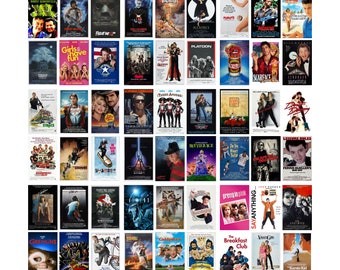 film posters 80s 1980s Movie Posters Set, 80's Movies Gallery, Pick any 4 (or more) 13" X 19" Framable Wall Set, 80s Iconic cult movies Set 2a