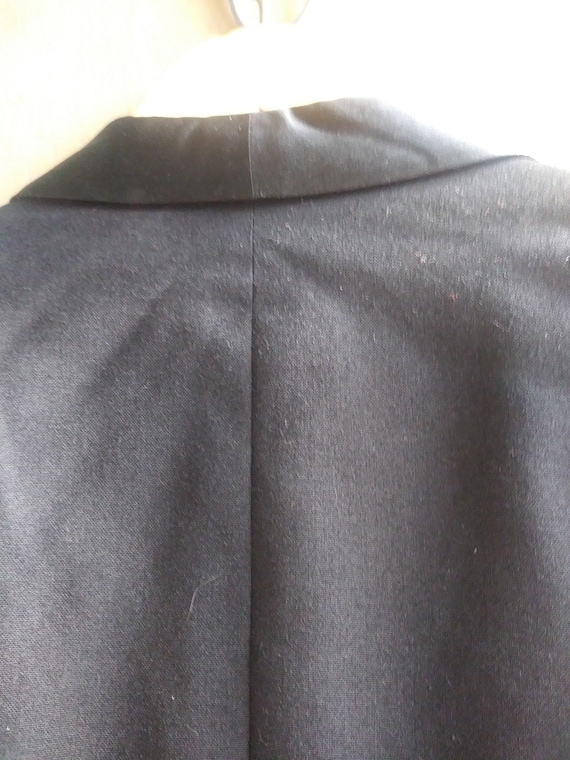 Vtg Shawl Lapel Sack Cut Dinner Jacket Tuxedo Jac… - image 2