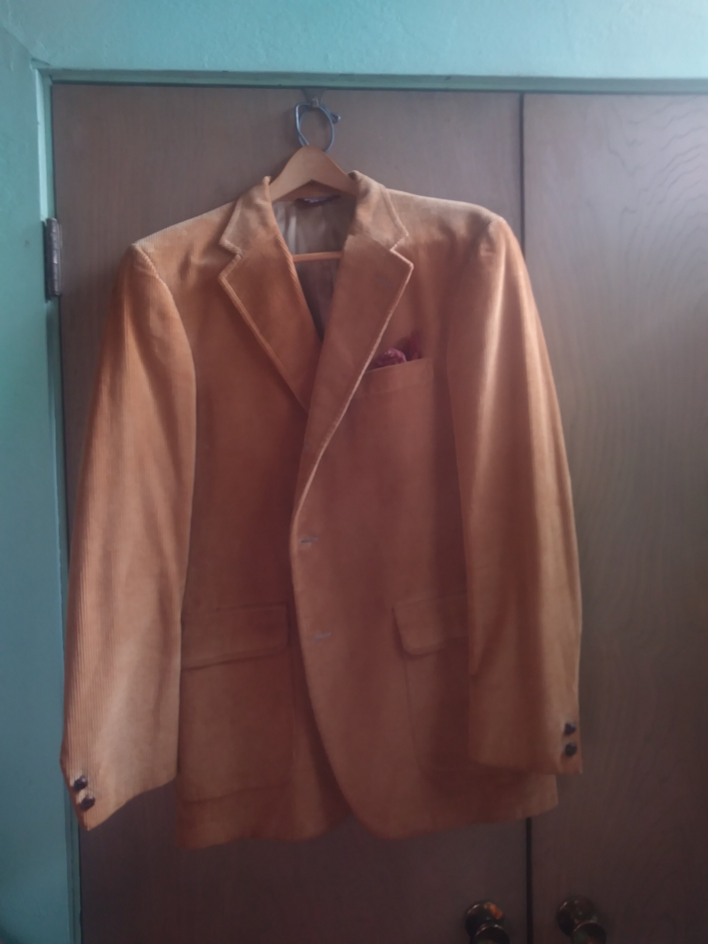 Vtg. Jos. A. Bank Golden Tan Corduroy Sack Sport Coat 41L - Etsy