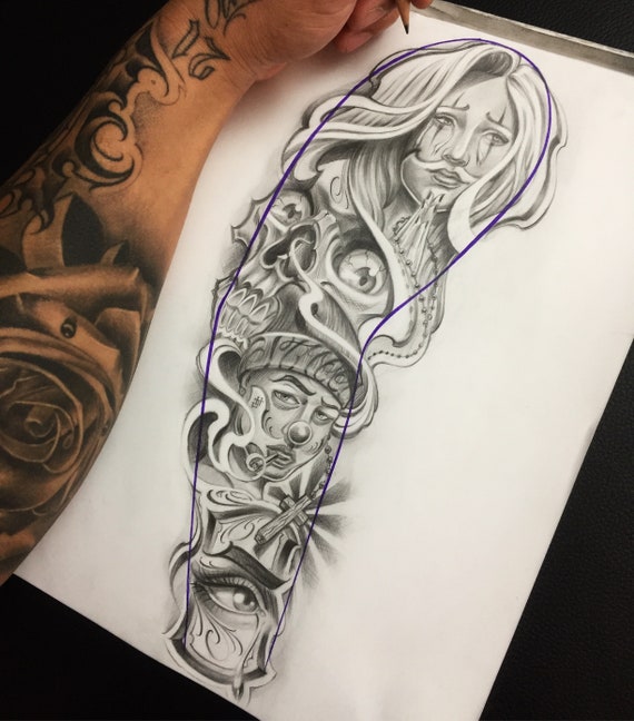 Sleeve Custom Tattoo Design