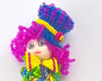 The Mad Hatter Beadwork kit & Full printed instructions