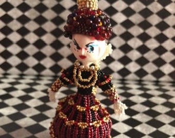 The Red queen Beadwork Kit & Full printed instructions