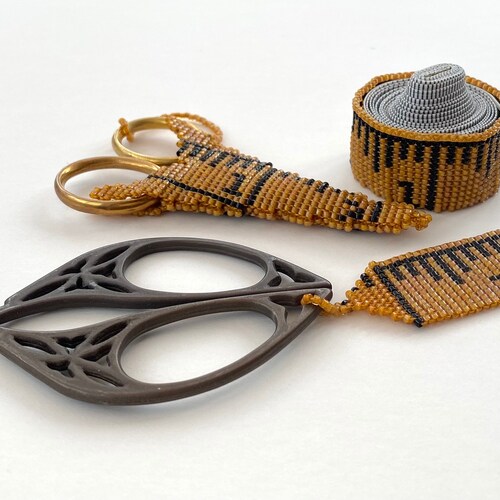 The Vintage Collection Scissor Case Tape Measure Holder & Etsy