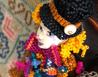 The Mad Hatter Beadwork Kit & full printed instructions