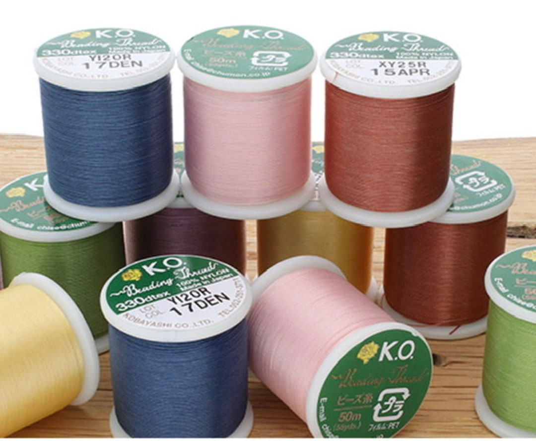 KO Beading Thread Warm Colours 50m 55 Yds Etsy UK