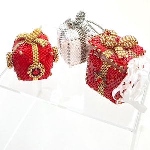 Beaded Festive Parcels Tutorial