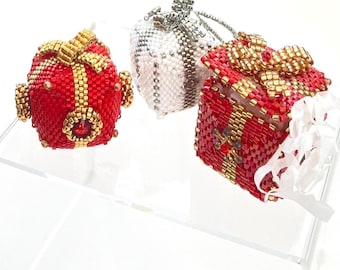Beaded Festive Parcels Tutorial
