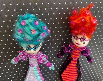 The Ugly Sisters Bead Kit with full printed Instructions (Contains both Sisters).