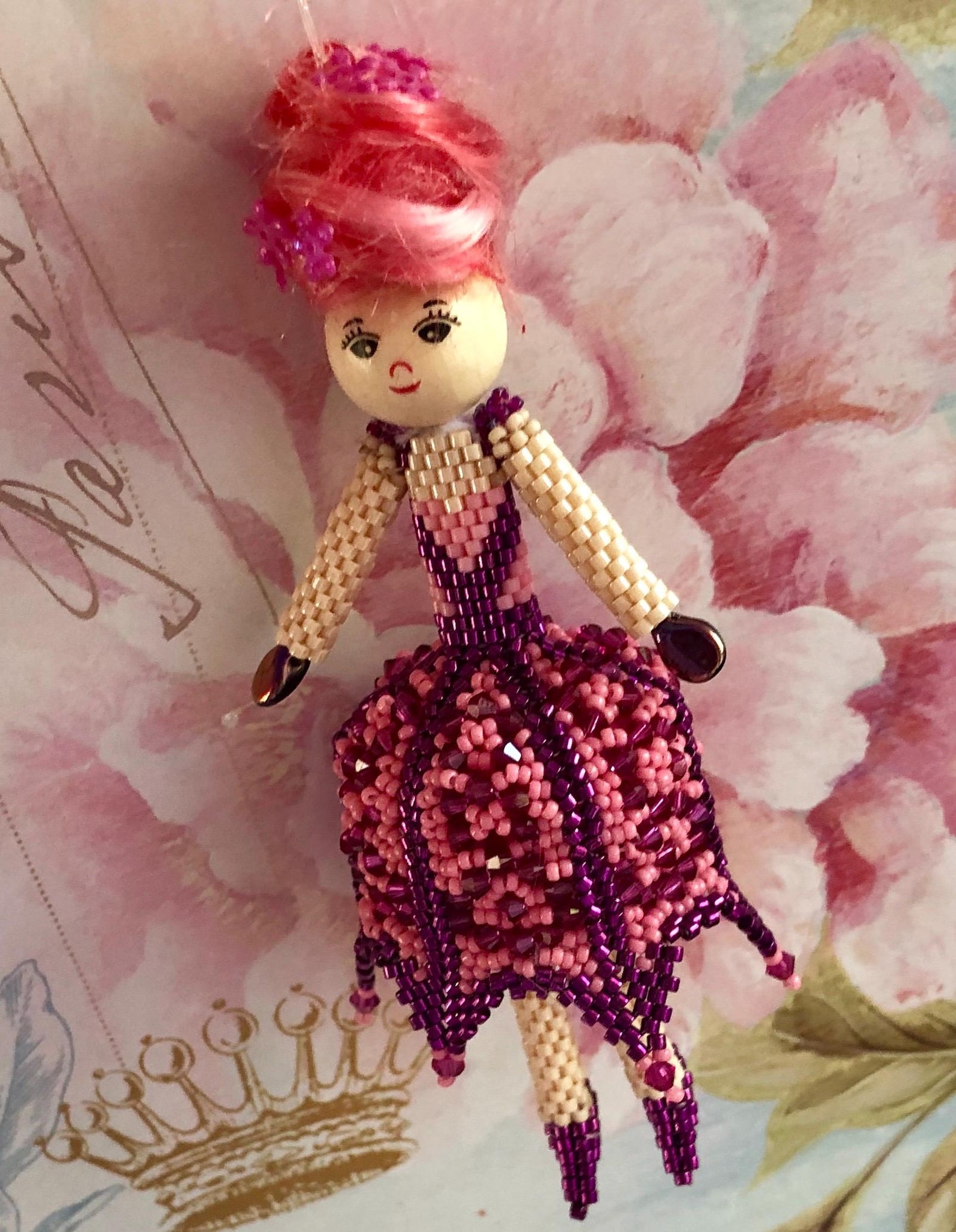 Sugar Plum Fairy Pima Baby Blanket