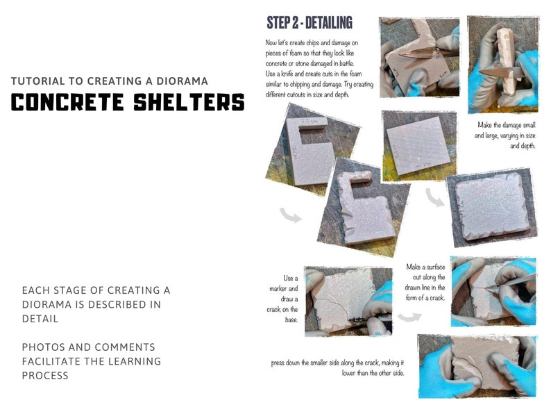 PDF Tutorial how to make Diorama for Action Figures. | Etsy