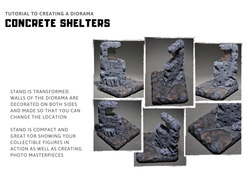 PDF Tutorial how to make Diorama for Action Figures. | Etsy