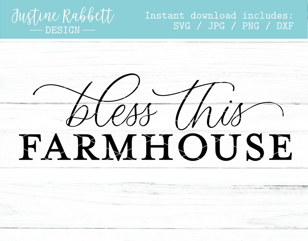 Bless This Farmhouse, Rustic Sign Design for Home, Board and Batten ...