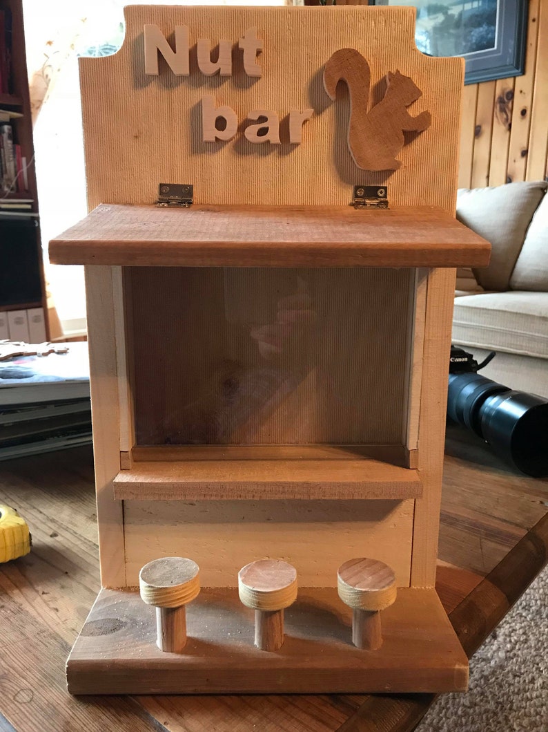 Nut Bar Squirrel/bird Feeder Etsy
