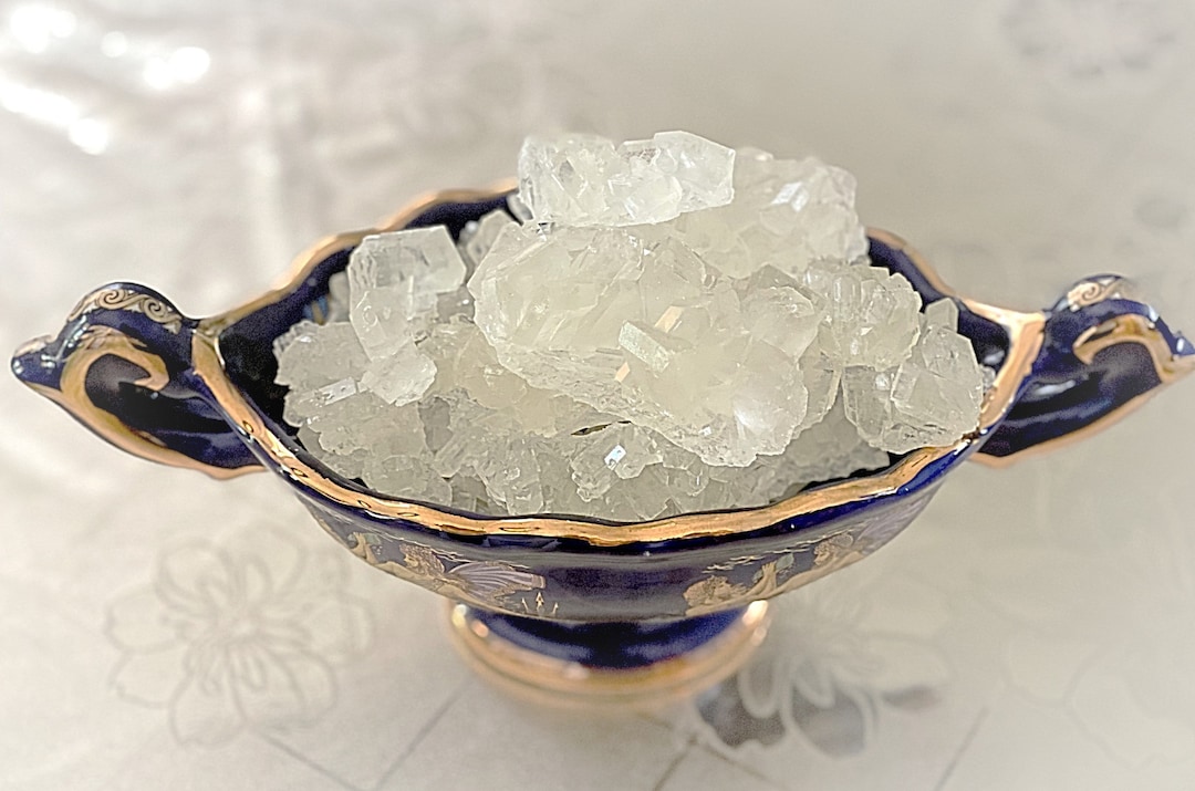 Tea Sugar Rocks 14oz Organic Sugar Rock Candy – Nabat Crystals for Tea, Coffee & Herbal ...