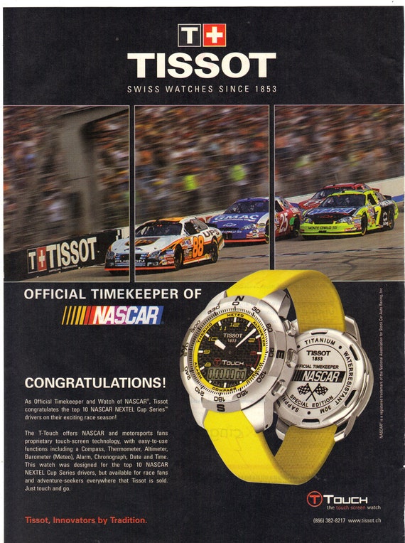 2006 Print Ad for Tissot Swiss Watches - Etsy Sweden