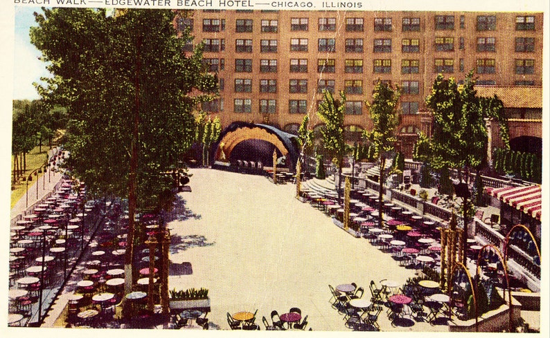 Beach Walk,Edgewater Beach Hotel Chicago,Illinois